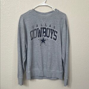 Authentic Dallas Cowboys Gray Sweater Womens M.